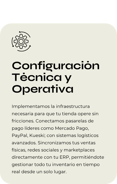 Servicios Configuración técnica y operativa