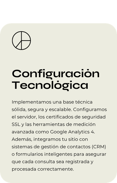 Servicios Configuración tecnológica