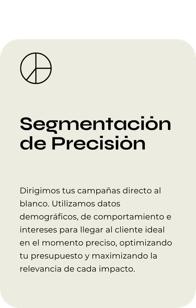 Servicios Segmentación de precisión